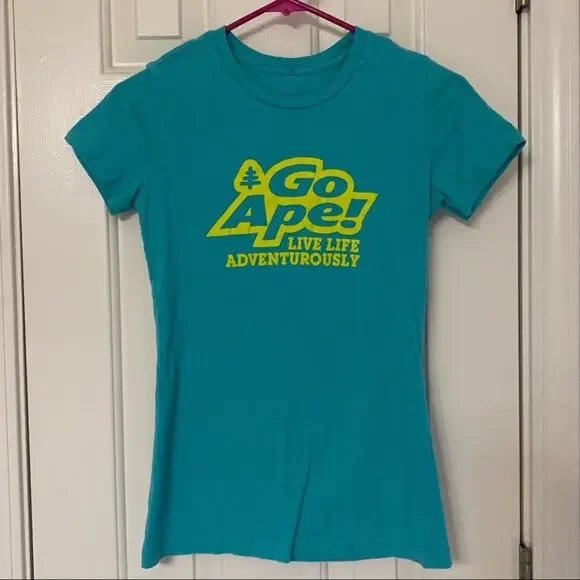 Go Ape Live Life Adventurously Graphic Tee | Green - Picture 2 of 4